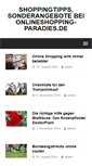 Mobile Screenshot of onlineshopping-paradies.de
